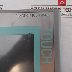 Siemens Simatic 1P 6Av6 643-0Cd01-1Ax1 Mp277 10” Touch Operator Interface Panel