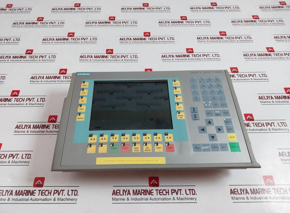 Siemens 1P 6Av6 643-0Db01-1Ax1 Touch Multi Hmi Panel Dc 24V/8A Max S C-vog52972