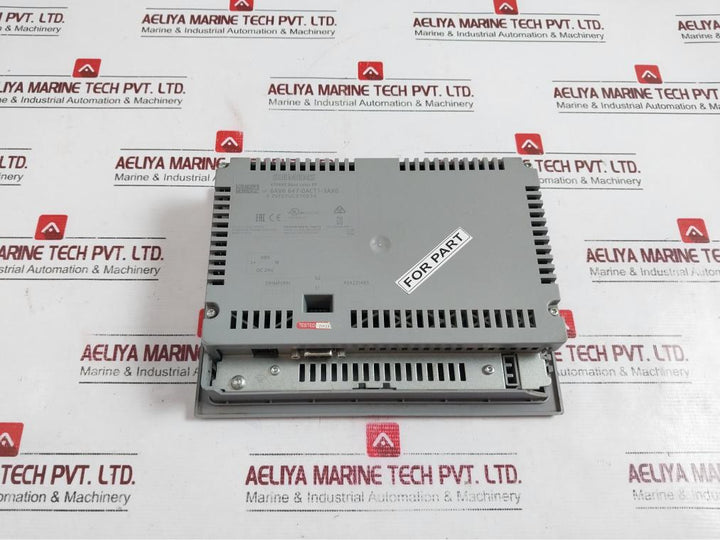Siemens 1P 6Av6 647-0Ac11-3Ax0 Basic Color Panel Dc 24V/0.35A Max