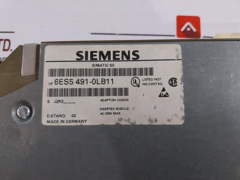 Siemens 1P 6Es5 491-0Lb11 Adaption Casing Frame Only For Simatic S5-115U