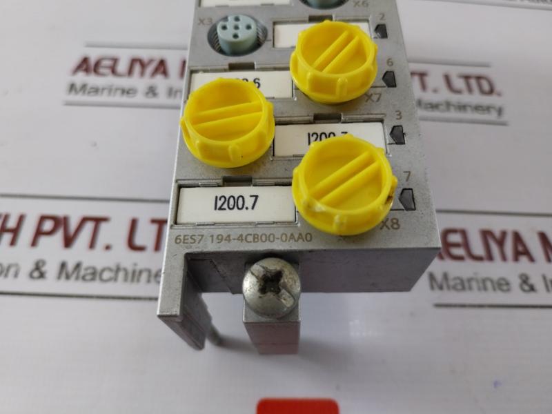 Siemens 1P 6Es7 194-4Cb00-0Aa0 Electronic Connection Module 24V Dc