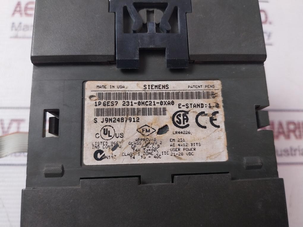 Siemens 1P 6Es7 231-0Hc21-0Xa0 Plc Module