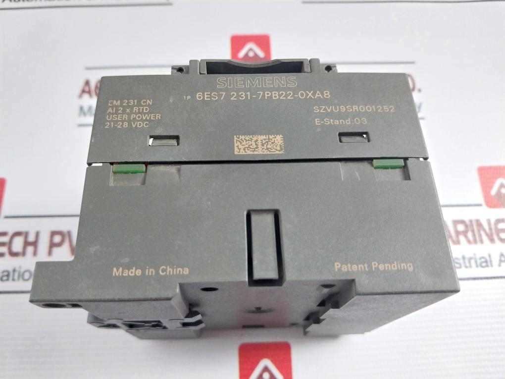 Siemens 1P 6Es7 231-7Pb22-0Xa8 Plc Module 231-7Pb22-0Xa8