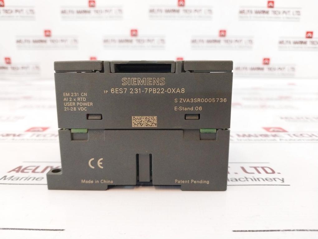 Siemens 1P 6Es7 231-7Pb22-0Xa8 User Power Module Em 231 Cn 21-28Vdc