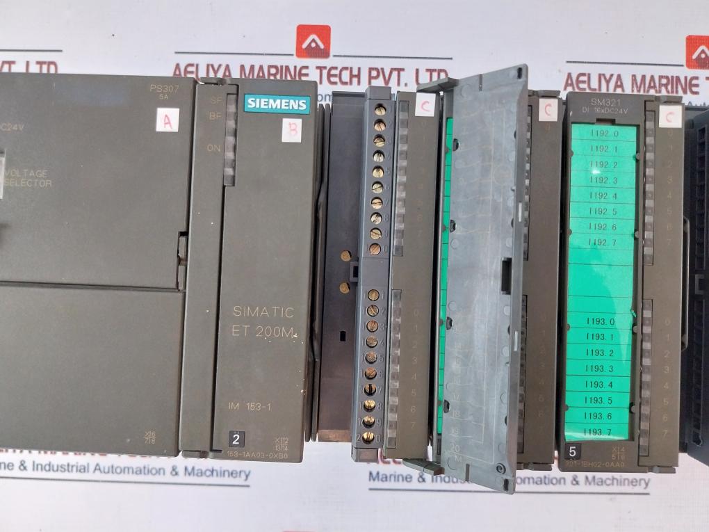 Siemens Simatic S7 1P 6Es7 307-1Ea00-0Aa0 Power Supply W/ Module 50/60Hz Dc24V