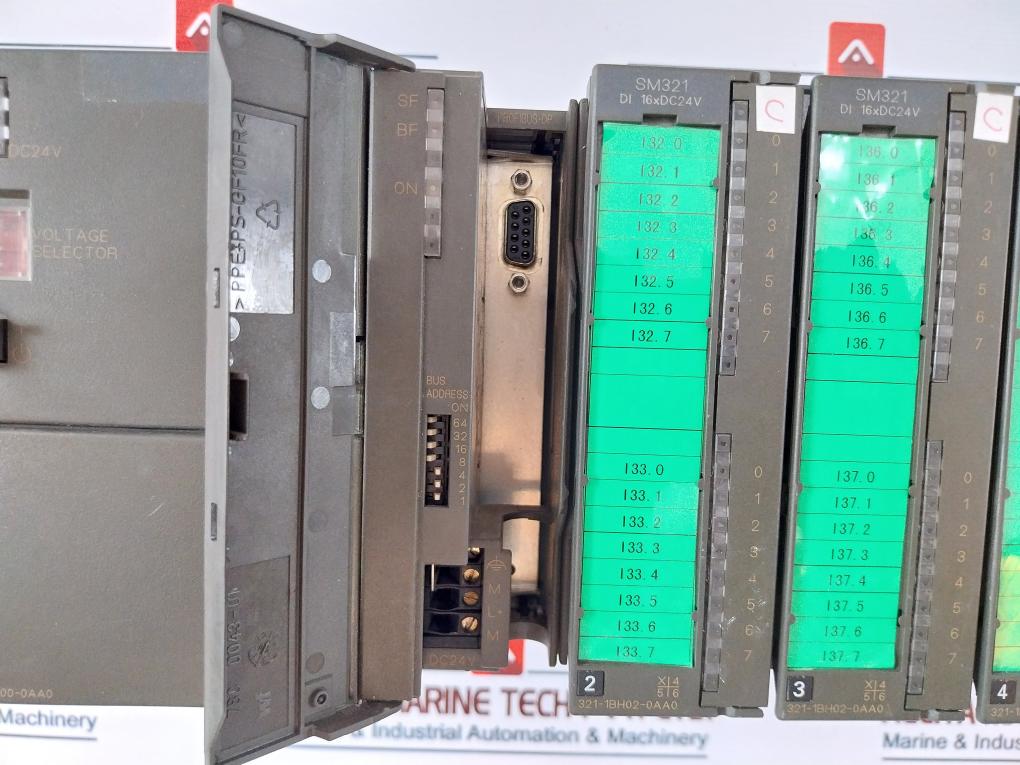 Siemens 1P 6Es7 307-1Ea00-0Aa0 Simatic S7 Power Supply W/ Modules 50/60Hz