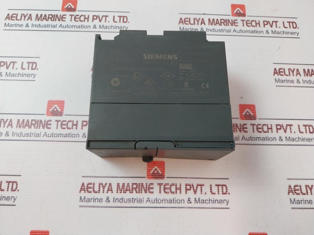 Siemens 1P 6Es7 307-1Ea01-0Aa0 Power Supply Ac 120V/230V 50-60Hz 2.3A/1.2A