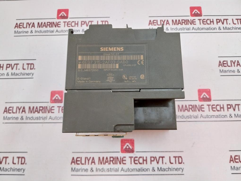 Siemens 1P 6Es7 315-2Af03-0Ab0 Power Supply Cpu315-2 Dp