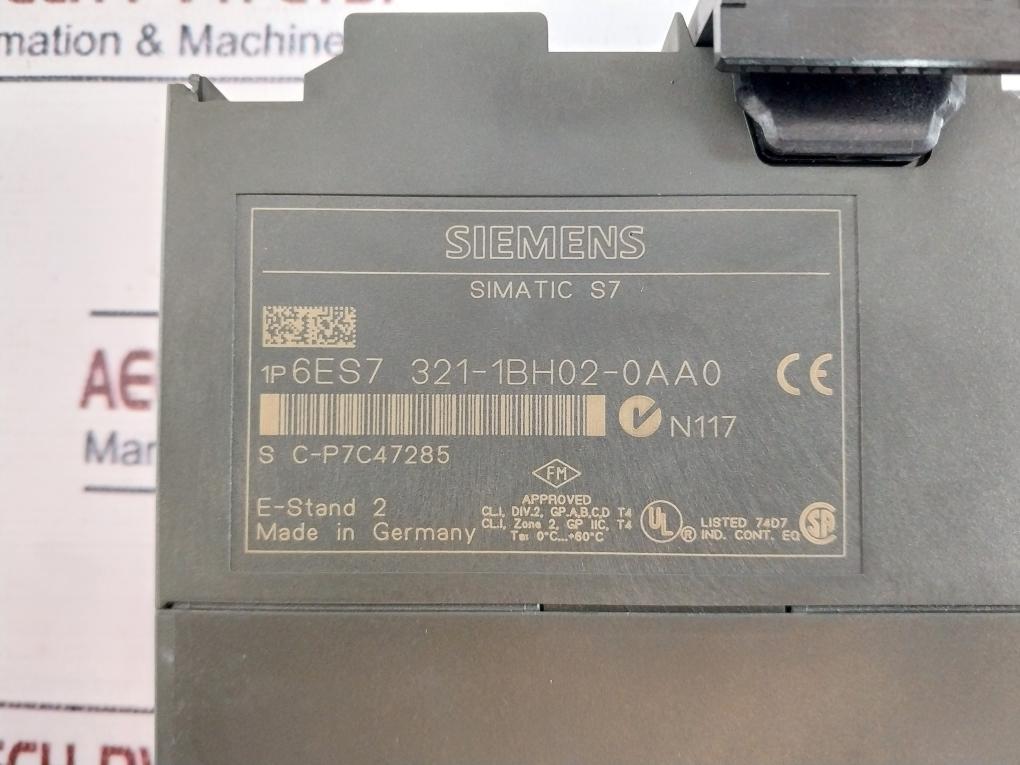 Siemens 1P 6Es7 321-1Bh02-0Aa0 Digital Input Module