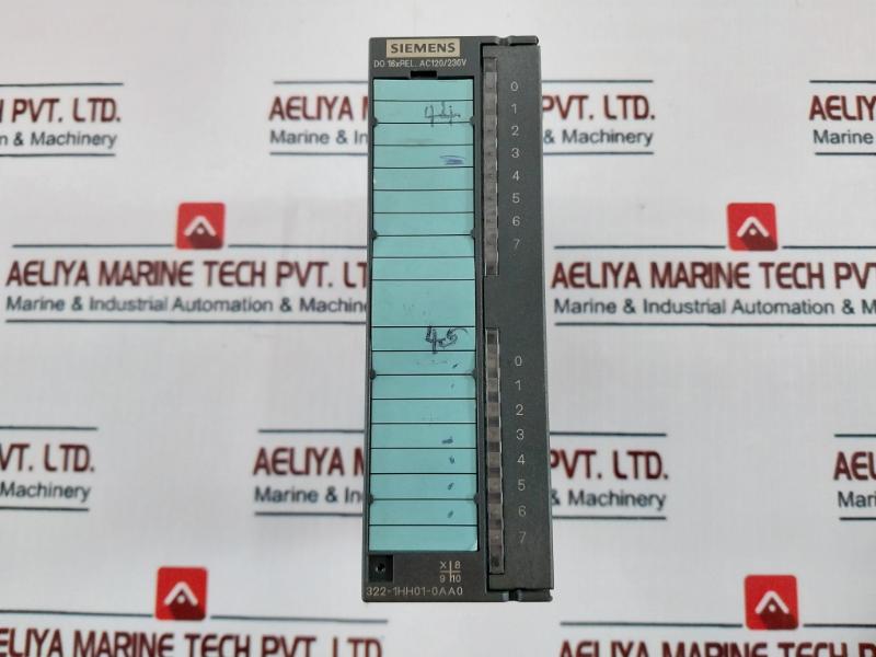 Siemens 1P 6Es7 322-1Hh01-0Aa0 Simatic S7-300 Relay Output Module S C-m1D72077