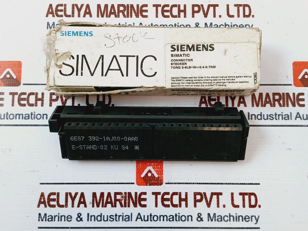 Siemens 1P 6Es7 392-1Aj00-0Aa0 Connector