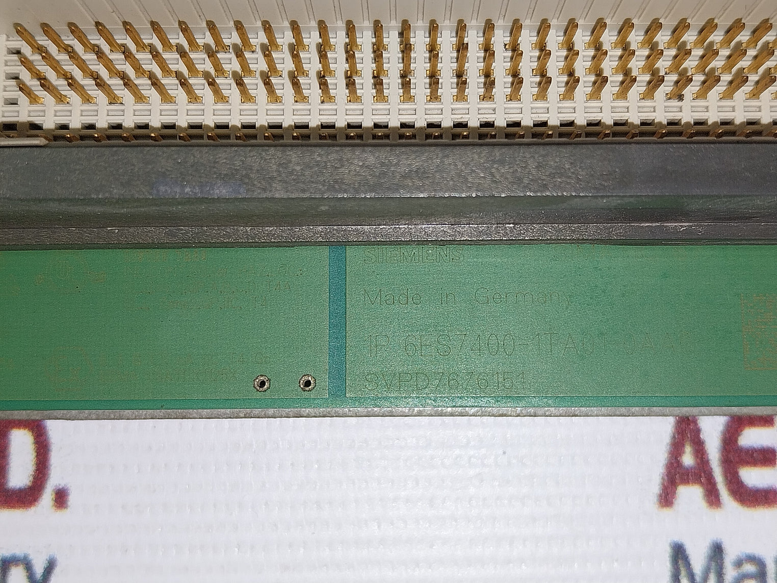 Siemens 1P 6Es7400-1Ta01-0Aa0 Subrack Backplane Board