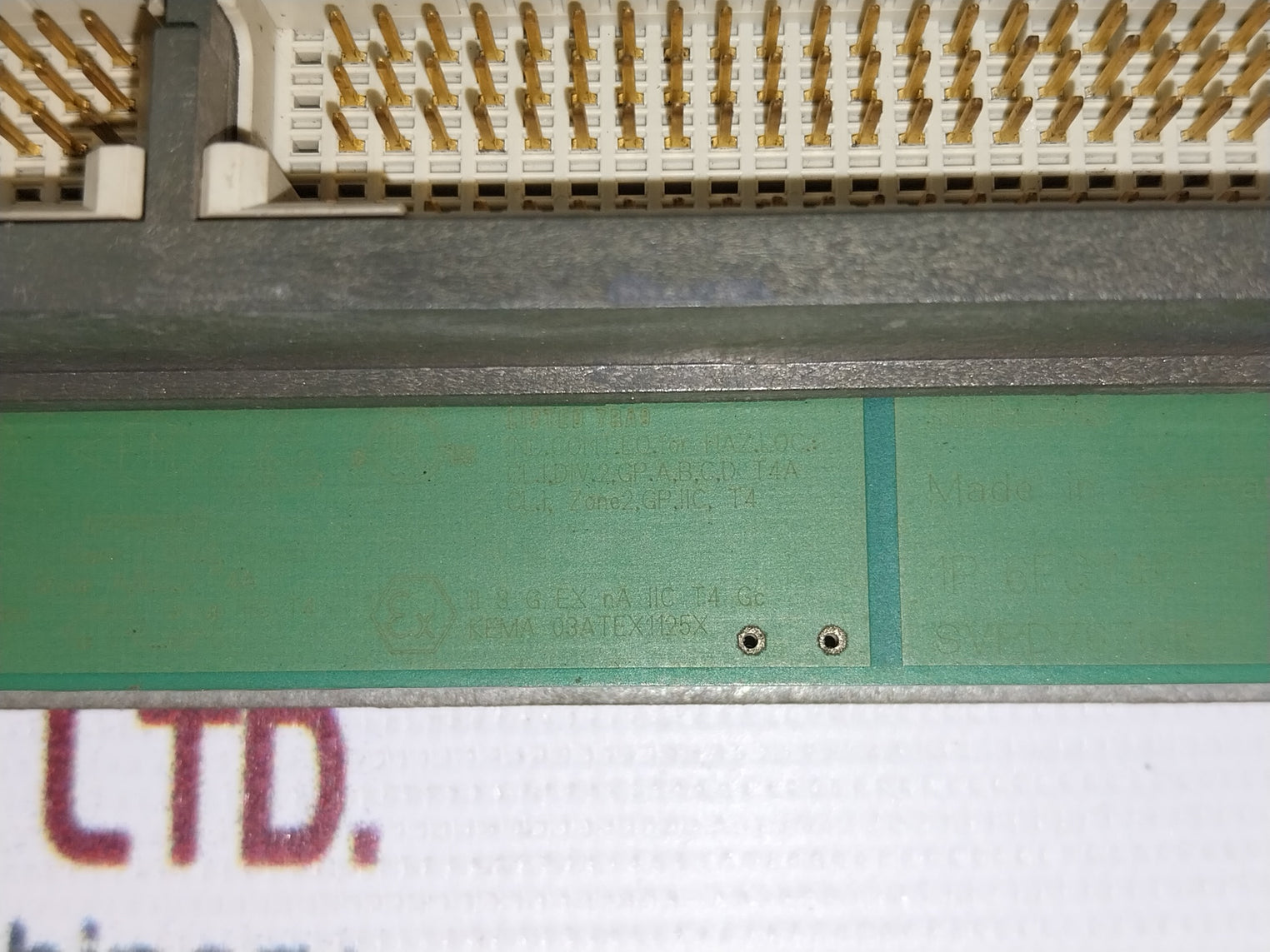 Siemens 1P 6Es7400-1Ta01-0Aa0 Subrack Backplane Board