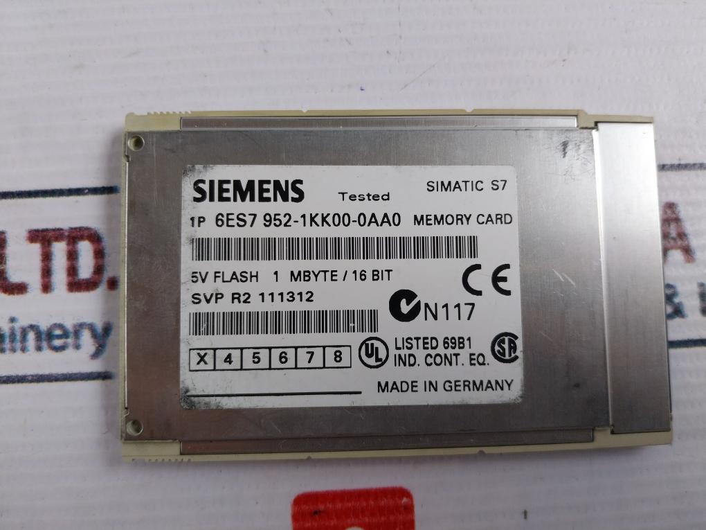 Siemens 1P 6Es7 952-1Kk00-0Aa0 Simatic S7 Memory Card