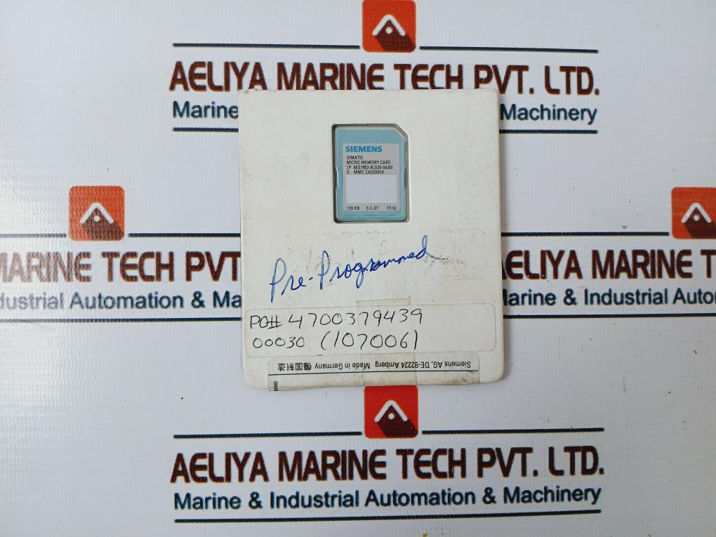 Siemens 1P 6Es7953-8Lg30-0Aa0 Micro Memory Card