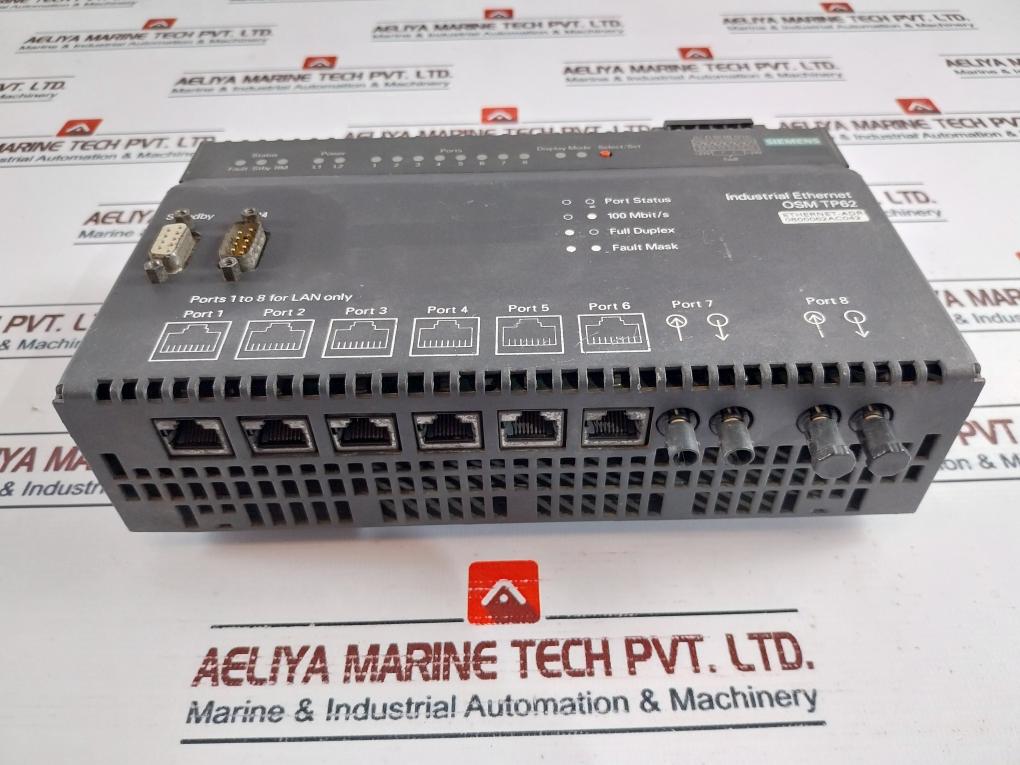 Siemens 1P 6Gk1105-2Ab00 Industrial Ethernet Optical Switch Module Osm Tp62