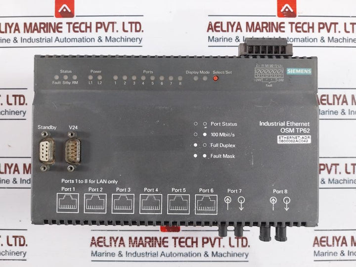 Siemens 1P 6Gk1105-2Ab00 Industrial Ethernet Optical Switch Module Osm Tp62