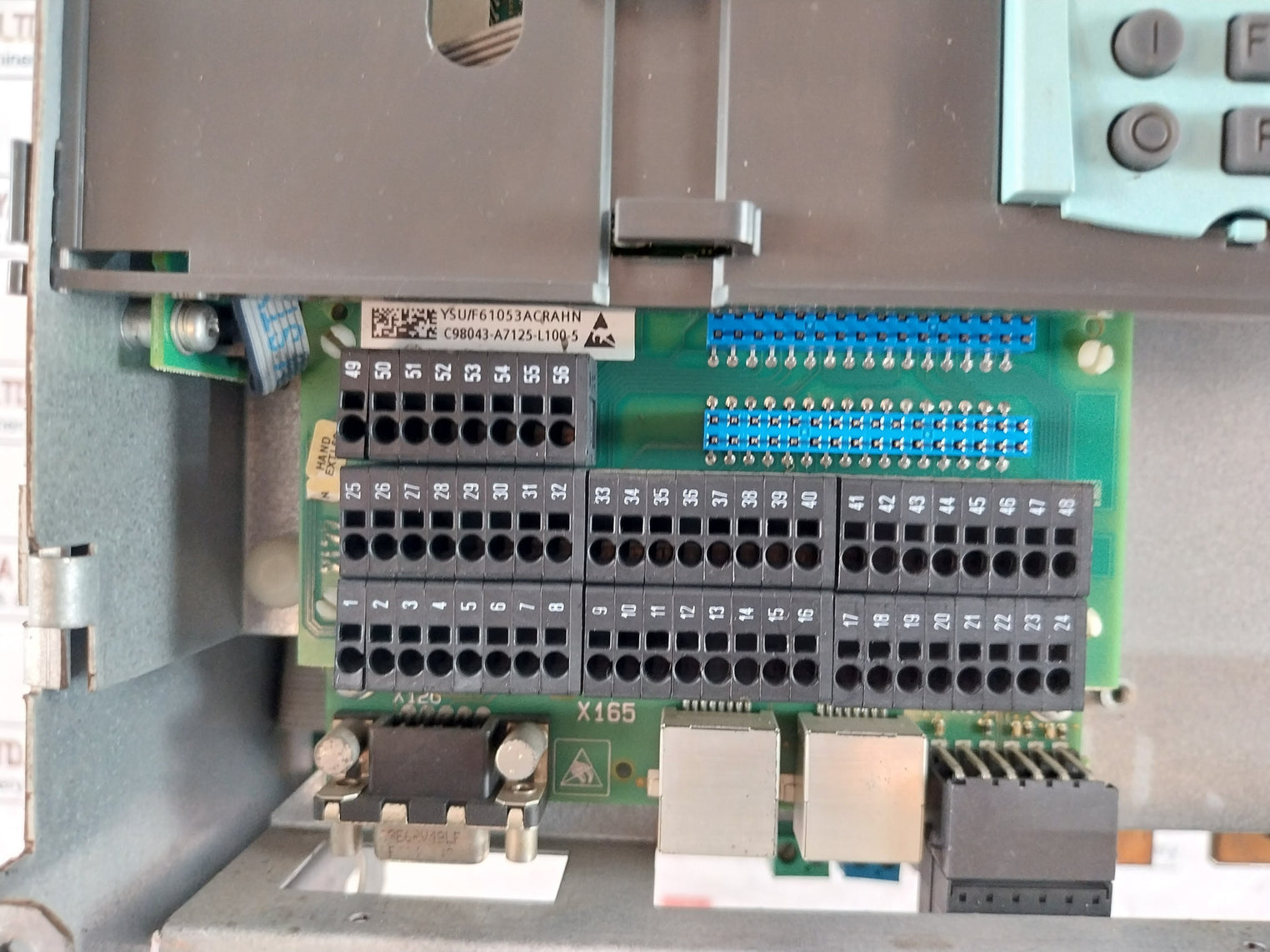 Siemens 1p 6ra8081-6ds22-0aa0-z Sinamics Dcm Dc-converter 3ac 400v 332a 50/60hz