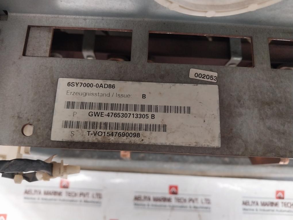 Siemens 1P 6Se7035-1Ej80 Simovert Afe Dc Inverter 6Sy7000-0Ad86 380-460V 510A