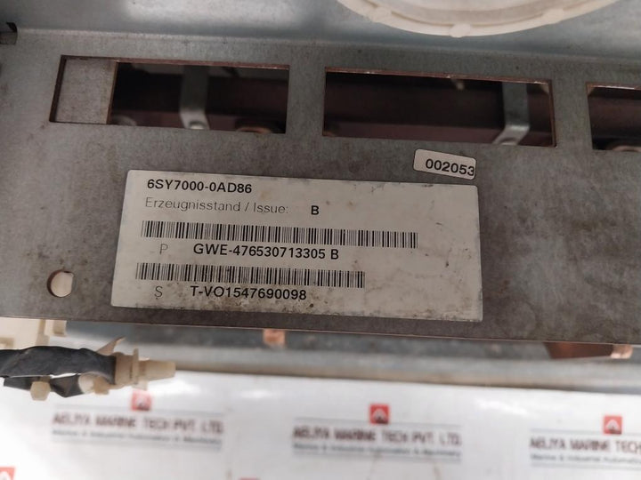 Siemens 1P 6Se7035-1Ej80 Simovert Afe Dc Inverter 6Sy7000-0Ad86 380-460V 510A