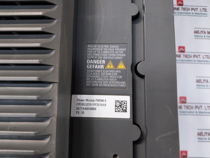 Siemens 1P 6Sl3210-1Pe32-5Ul0 Sinamics Power Module Pm240-2 3Ac 380V-480V