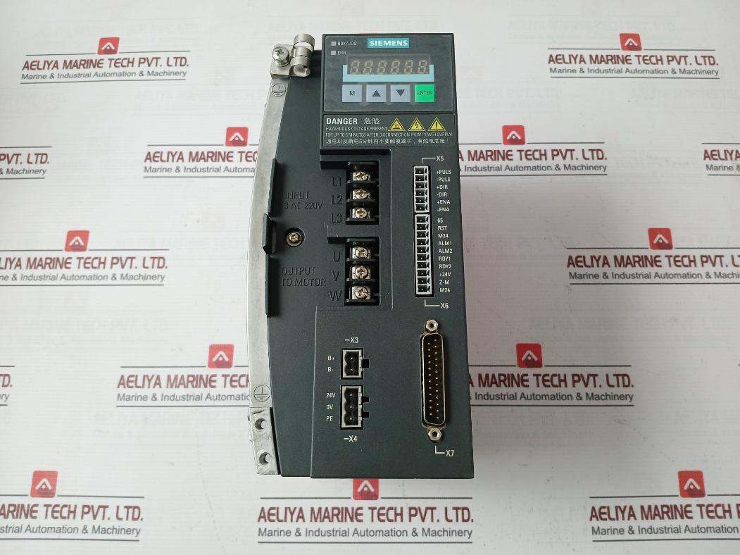 Siemens 1P 6Sl3210-5Cc17-0Ua0 Controlled Power Module Sinamics V60 Cpm60.1, 9.0A