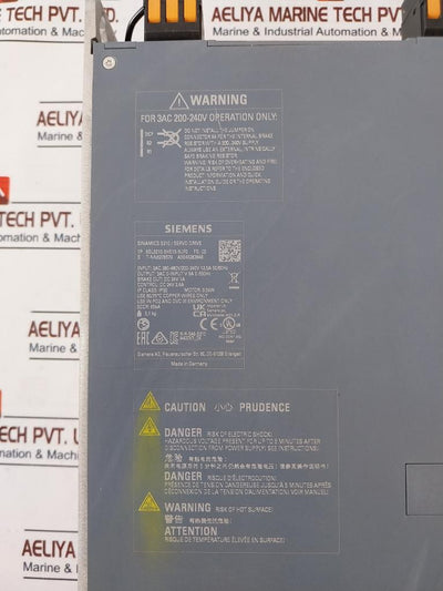 Siemens 1P 6SL3210-5HE13-5UF0 Sinamics S210 Servo Drive IP20