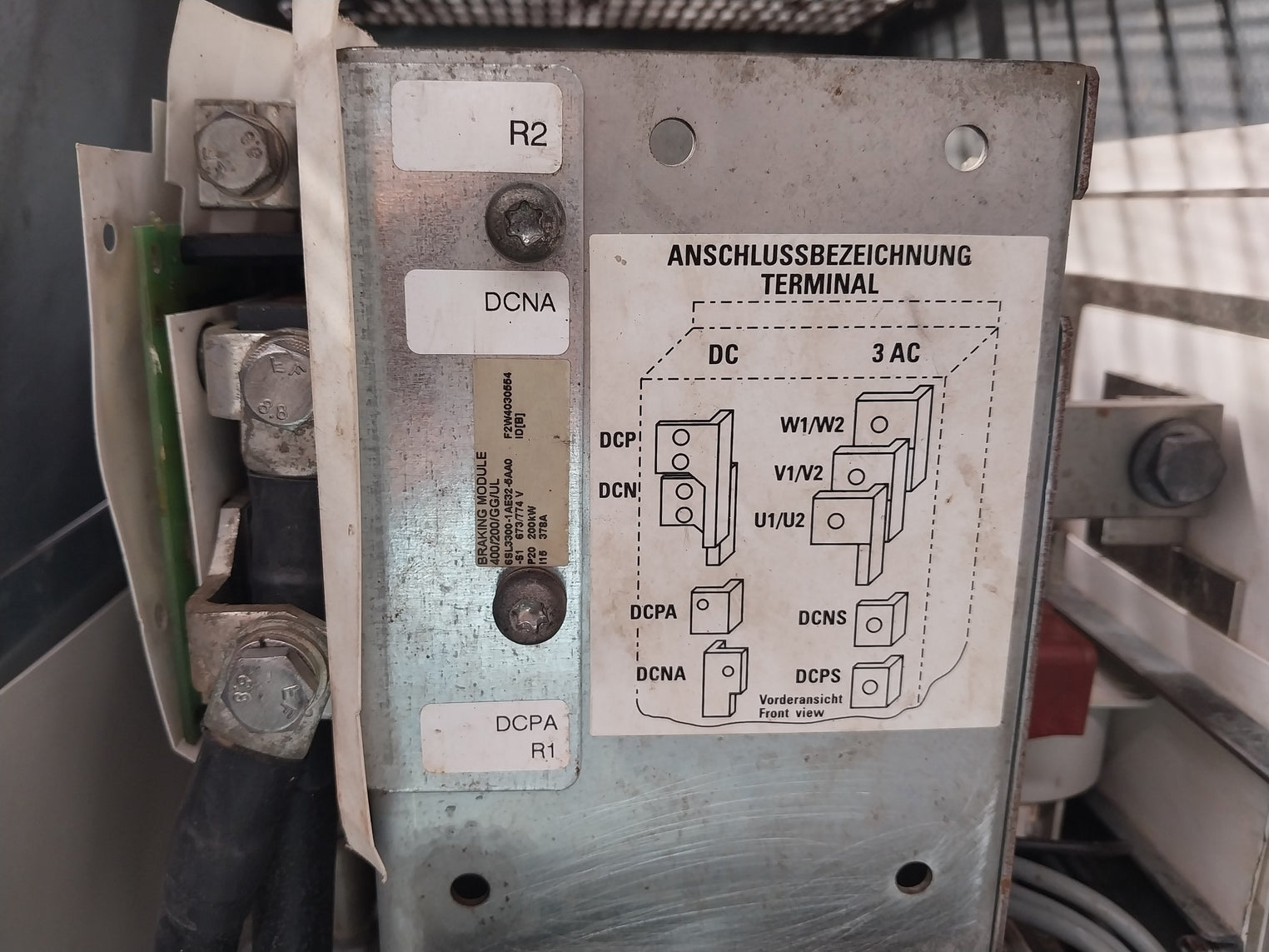 Siemens Sinamics S120 1P 6Sl3330-7Te33-8Aa0  Active Line Module In Dc 510-750V