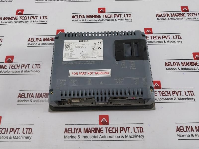 Siemens 1P 6Av2 124-0Gc01-0Ax0 Simatic Hmi Tp700 Comfort Panel(Not Working)