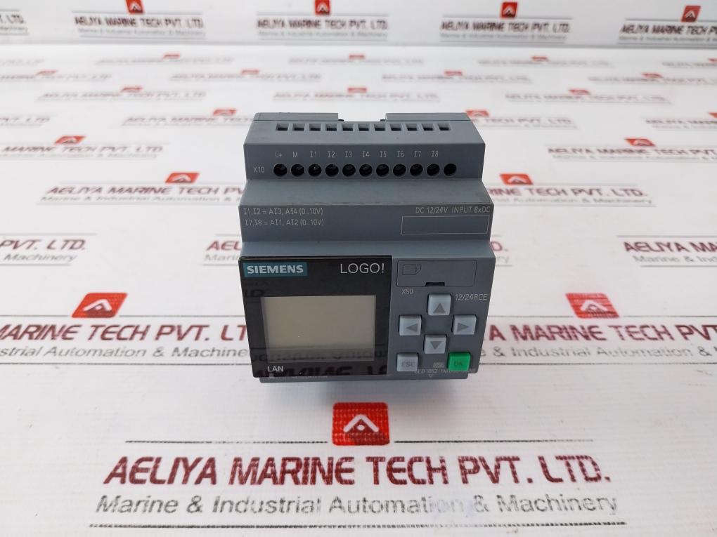 Siemens 1p 6ed1052-1md00-0ba8 8 Input 4 Output Plc Module Dc 12/24v