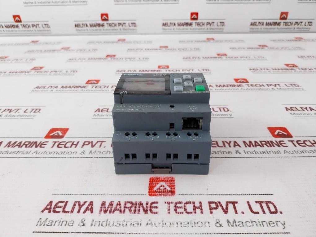 Siemens 1p 6ed1052-1md00-0ba8 8 Input 4 Output Plc Module Dc 12/24v