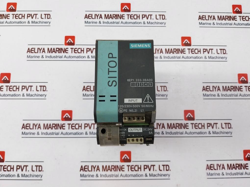 Siemens 1P 6Ep1333-3Ba00 Sitop Modular Power Supply 50/60Hz