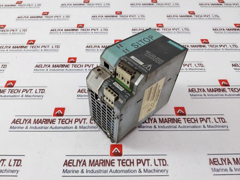 Siemens 1P 6Ep1333-3Ba00 Sitop Modular Power Supply 50/60Hz