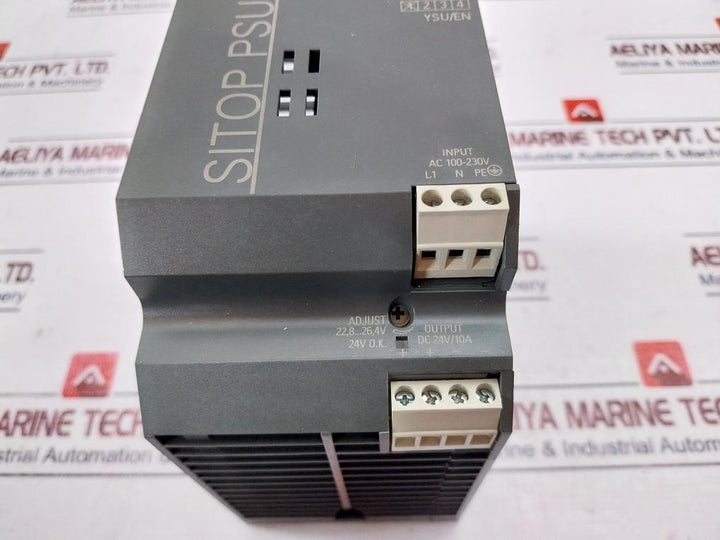 Siemens 1p 6ep1334-1lb00 Sitop Psu100l Stabilized Power Supply Input