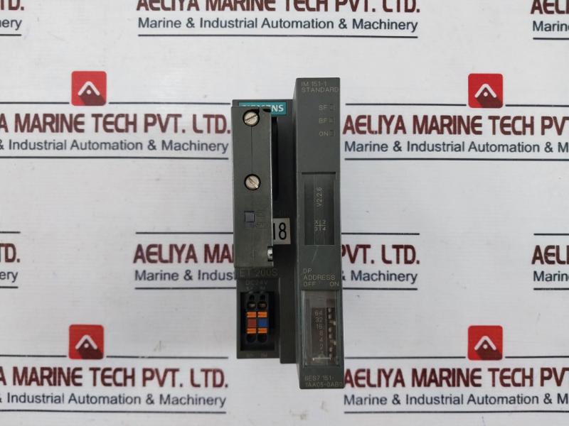 Siemens 1P 6Es7 151-1Aa05-0Ab0 Interface Module Dc 24V