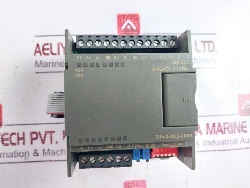 Siemens 1p 6es7 235-0kd22-0xa0 Analog Input/output Module