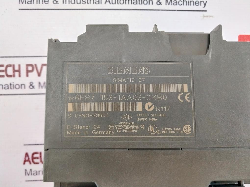 Siemens 1p 6es7 307-1ba00-0aa0 Power Supply Ac230v/120v