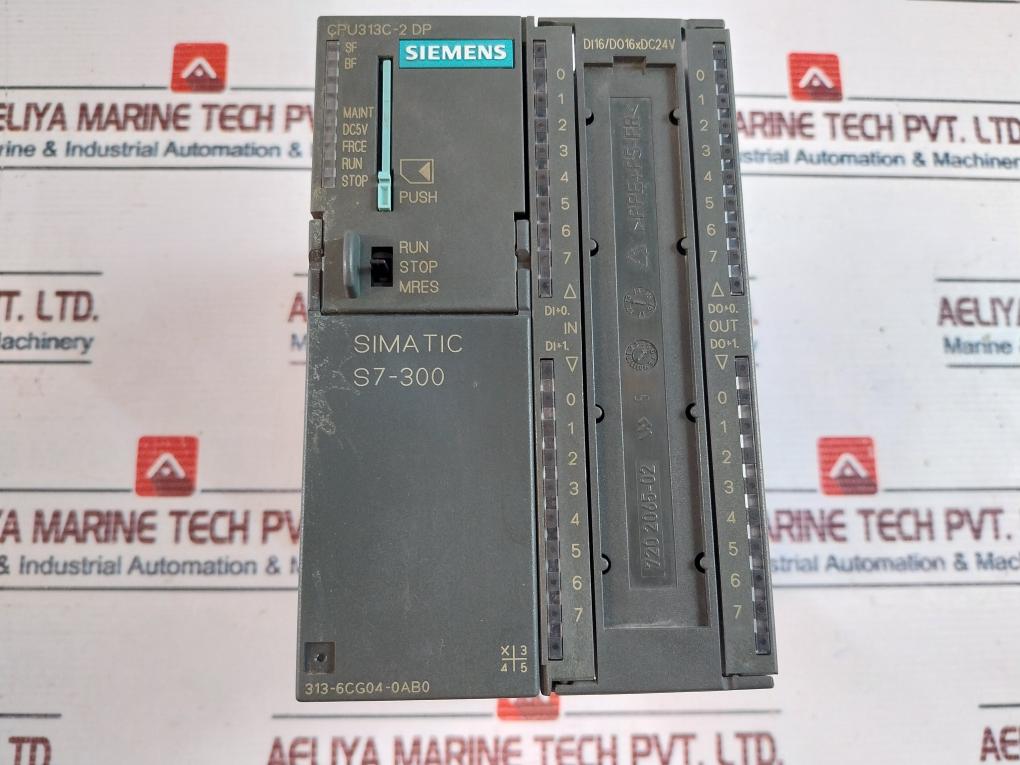 Siemens 1p 6es7 313-6cg04-0ab0 Simatic S7-300 Plc Cpu Module