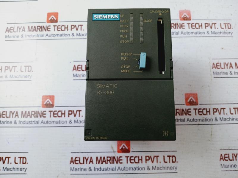 Siemens 1p 6es7315-2af03-0ab0 Simatic S7-300 Cpu 315-2dp Central Processing Unit