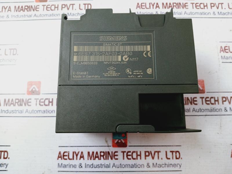 Siemens 1p 6es7315-2af03-0ab0 Simatic S7-300 Cpu 315-2dp Central Processing Unit