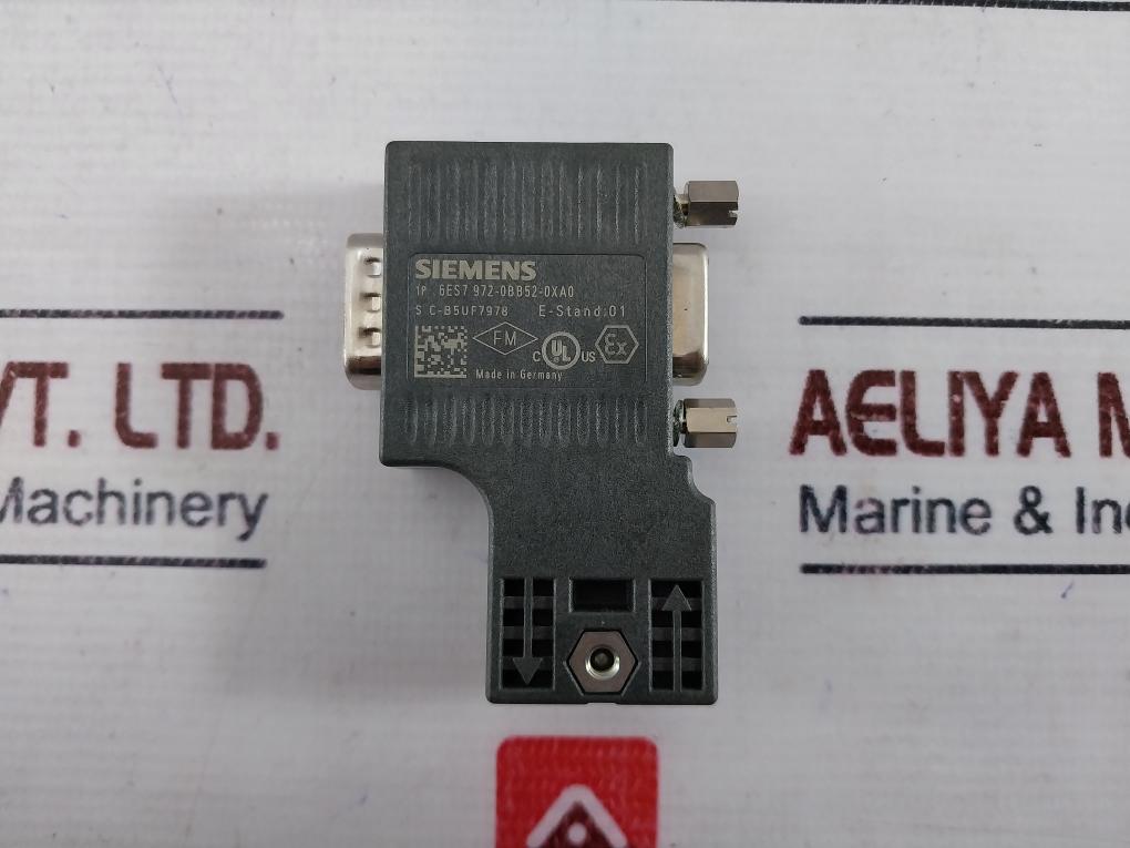 Siemens 1p 6es7 972-0bb52-0xa0 Profibus 90 Deg Connector