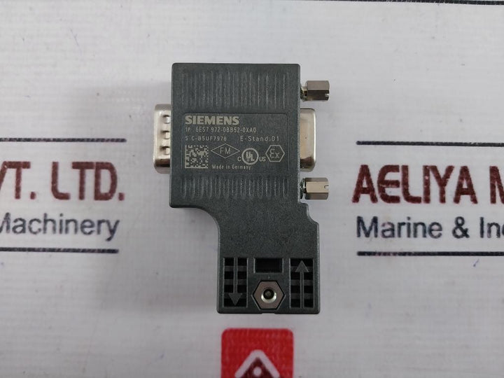 Siemens 1p 6es7 972-0bb52-0xa0 Profibus 90 Deg Connector