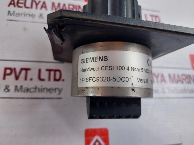 Siemens 1p 6fc9320-5dc01 Electronic Handwheel Front Panel