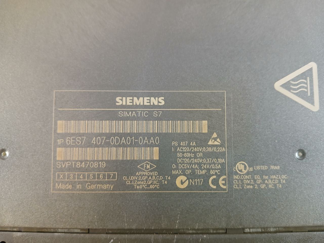 Siemens 1p 6gk7 443-1ex11-0xe0, 407-0da01-0aa0,416-2xk04-0ab0,443-1ex11-0xe0