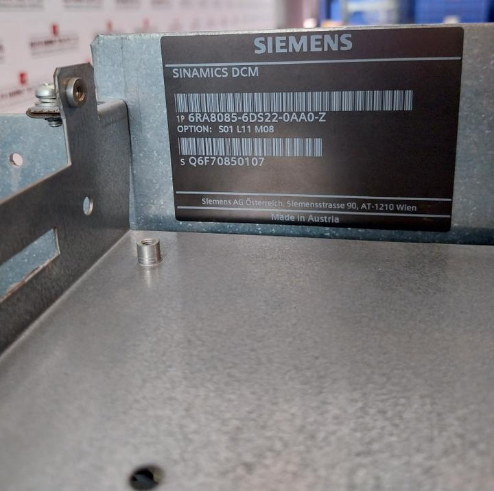 Siemens 1p 6ra8085-6ds22-0aa0-z Dc Converter 3ac 400v 498a 50/60hz&nbsp;