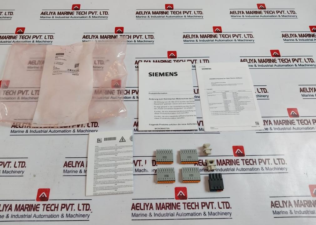 Siemens 1p 6sl3040-0ja00-0aa0 Control Unit With Terminal Kit 24vdc