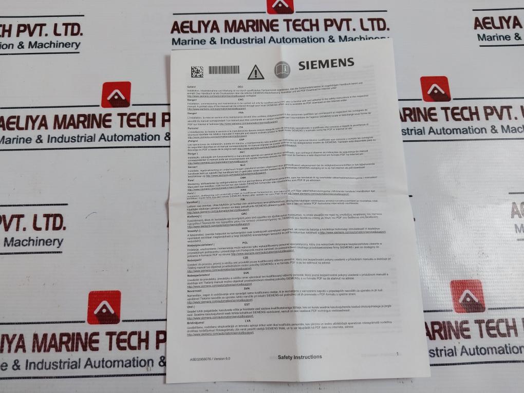 Siemens 1p 6sl3040-0ja00-0aa0 Control Unit With Terminal Kit 24vdc