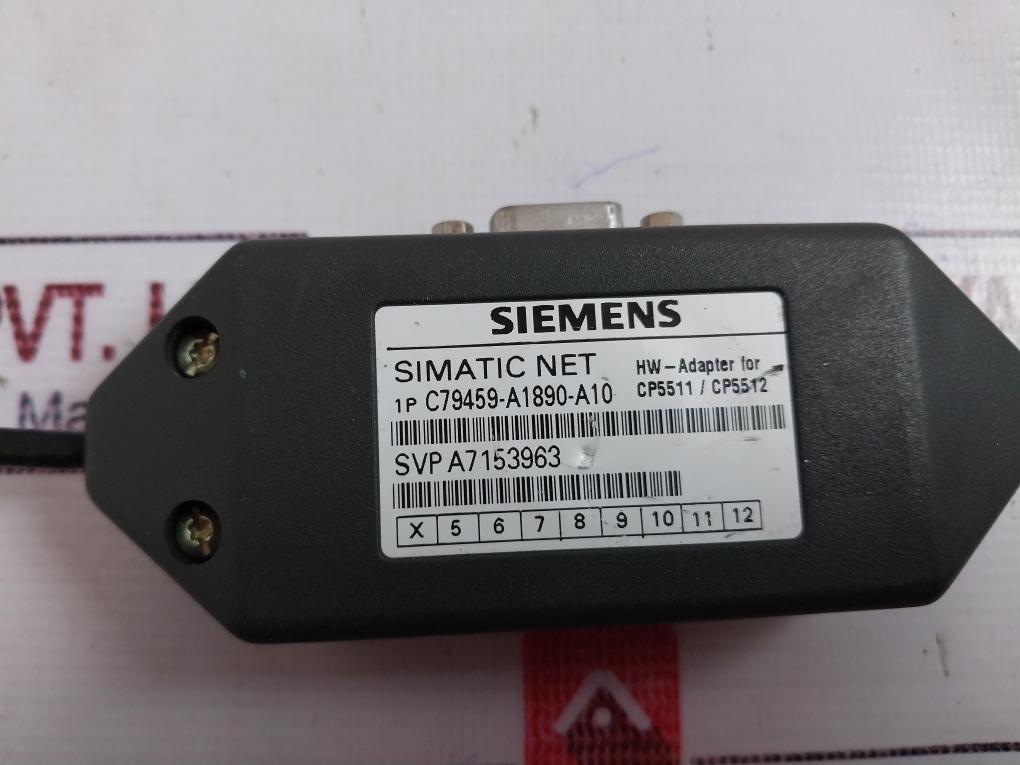 Siemens 1p C79459-a1890-a10 Simatic Net Hw-adapter For Lan Adapter Cp5511/cp5512