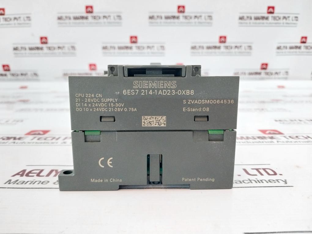 Siemens 214-1ad23-0xb8/1p 6es7 214-1ad23-0xb8 Compact Unit, S7-200 Cn