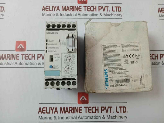 Siemens 24-240V Ac Evaluation Unit For Full Motor Protection 3Rb2383-4Aa1